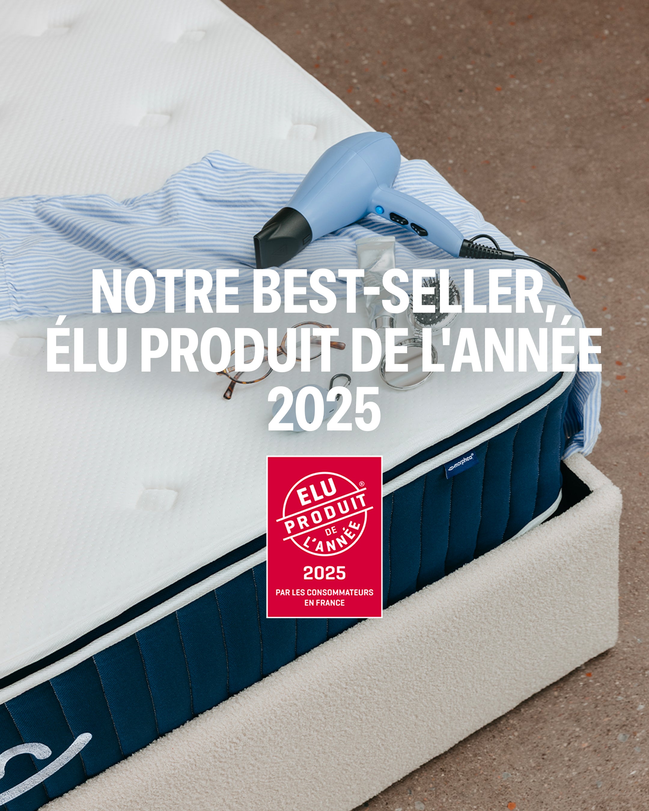 Matelas hybride luxe Victoria - mémoire de forme - 30cm