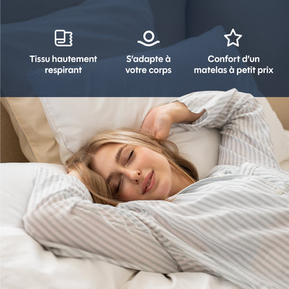 Cloudy mattress topper - memory foam - 5cm