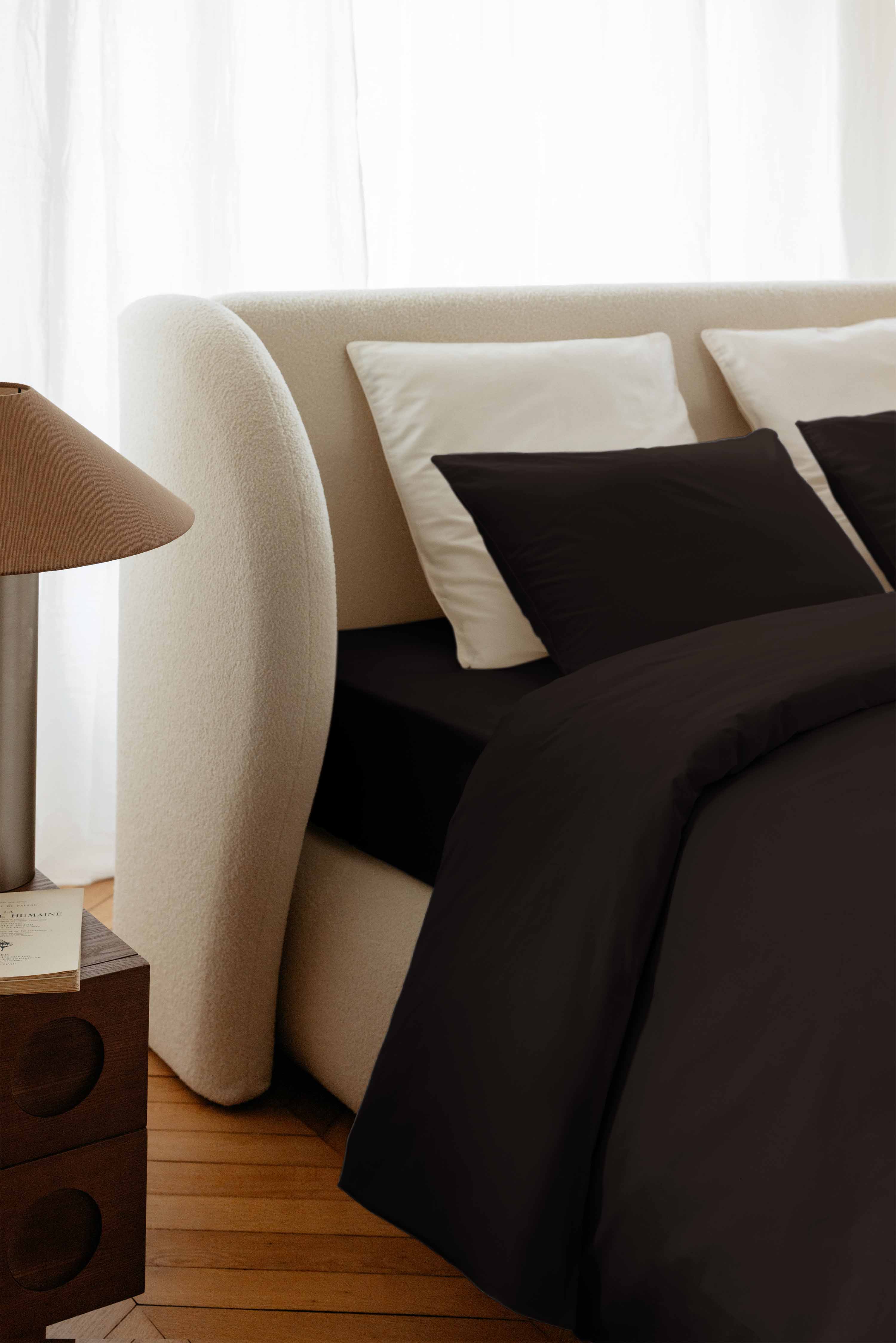 Cotton percale duvet cover - 6 colors to choose from