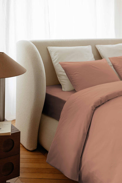Housse de couette percale lavée - 8 coloris au choix