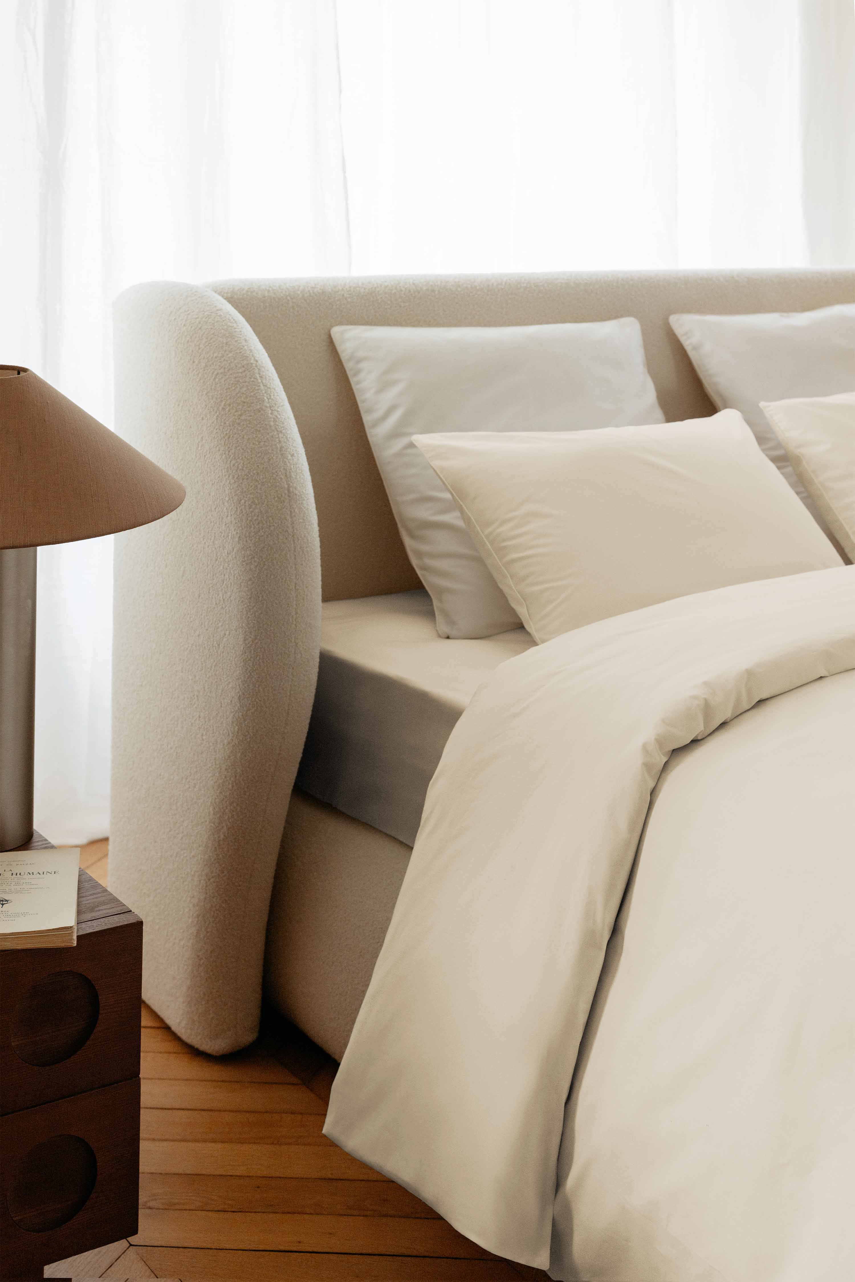 Housse de couette percale lavée - 8 coloris au choix