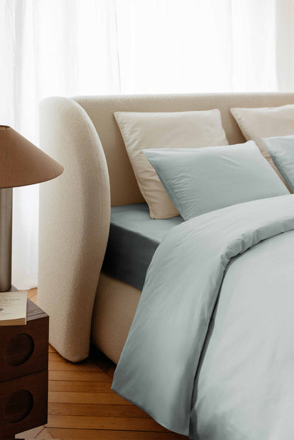 Housse de couette percale lavée - 8 coloris au choix