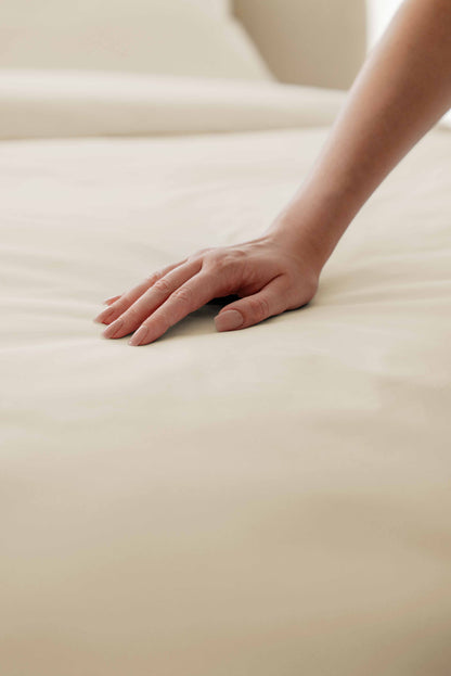 Housse de couette percale lavée - 8 coloris au choix