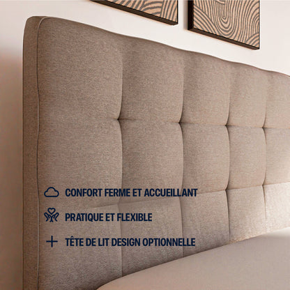 Lit Sommier - 3 coloris au choix