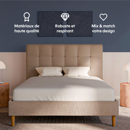 Lit Sommier - 3 coloris au choix