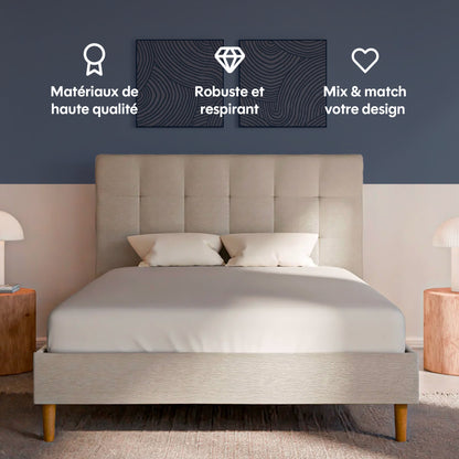 Lit Sommier - 3 coloris au choix