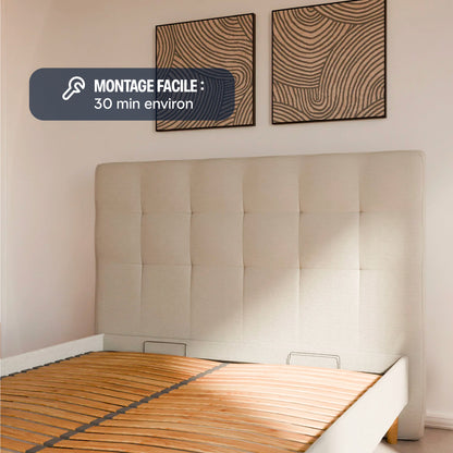 Lit Sommier - 3 coloris au choix