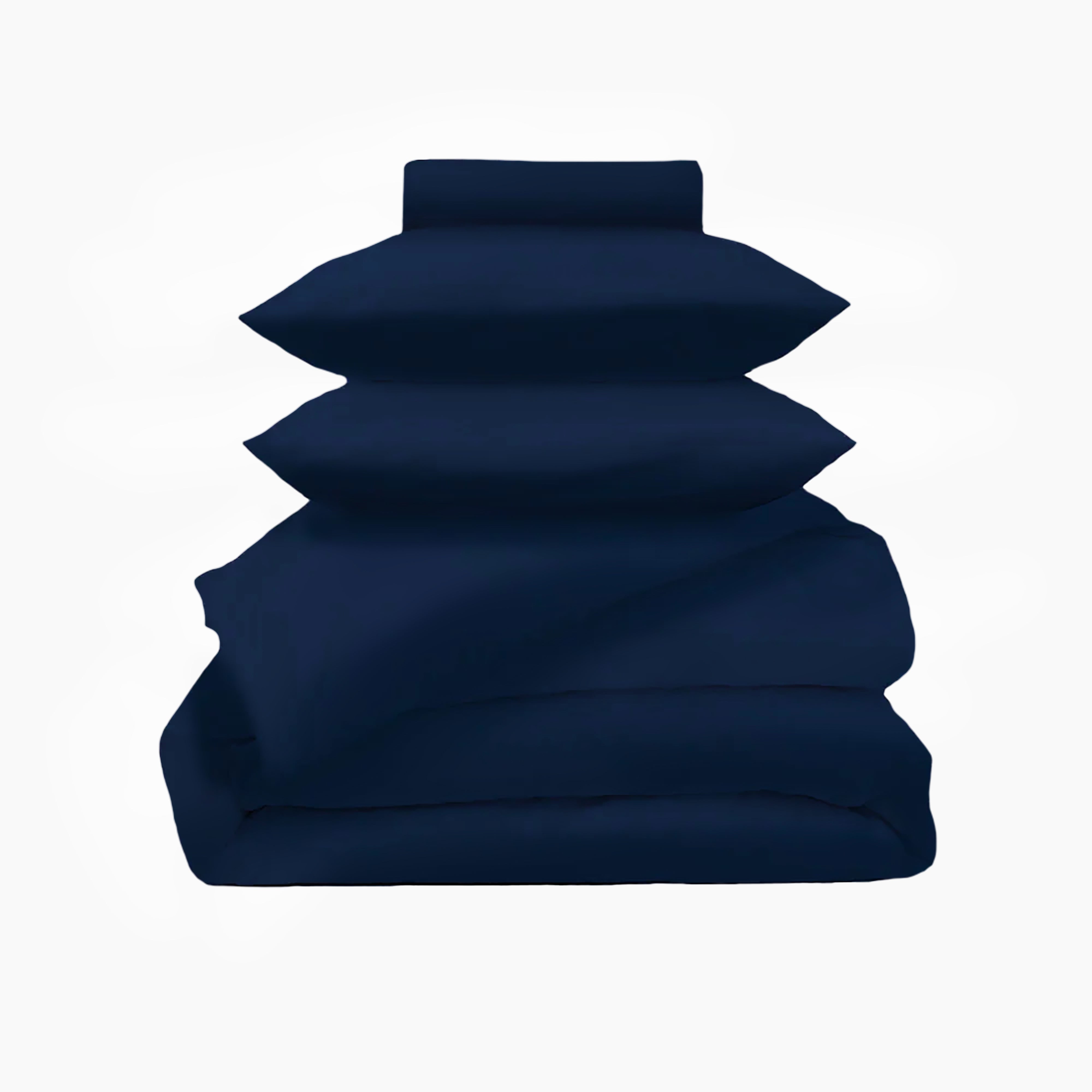 Parure de lit bleu foncé 