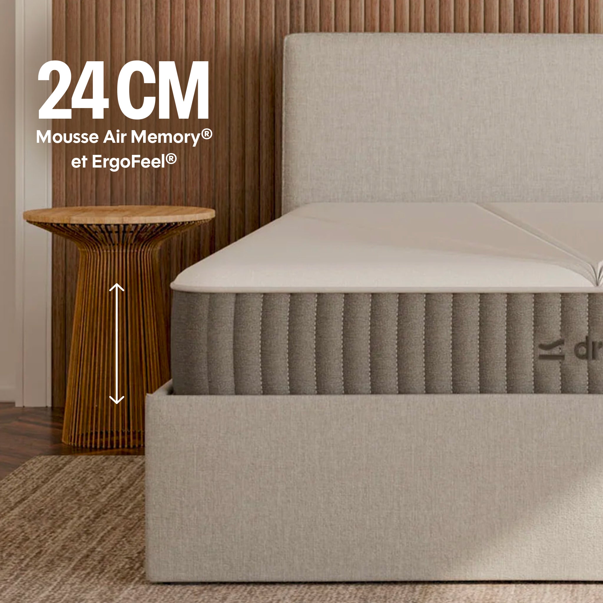 Matelas Hybride - L'Essentiel by Drimz