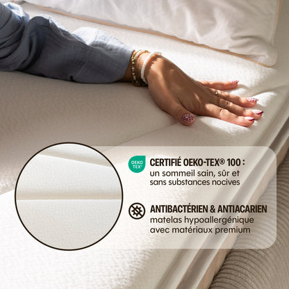 Pack Matelas Hybride Premium - L'Experience + 2 oreillers
