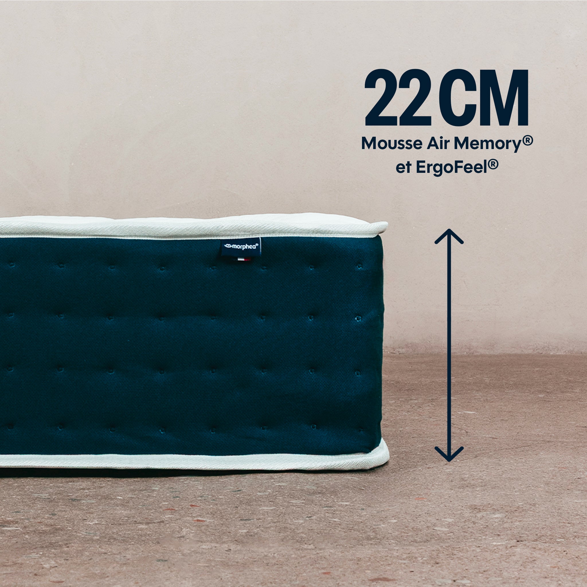 Mila hybrid mattress - foam and springs - 22cm