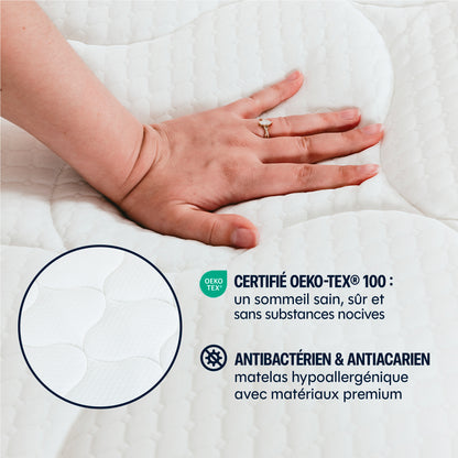 Mila hybrid mattress - foam and springs - 22cm