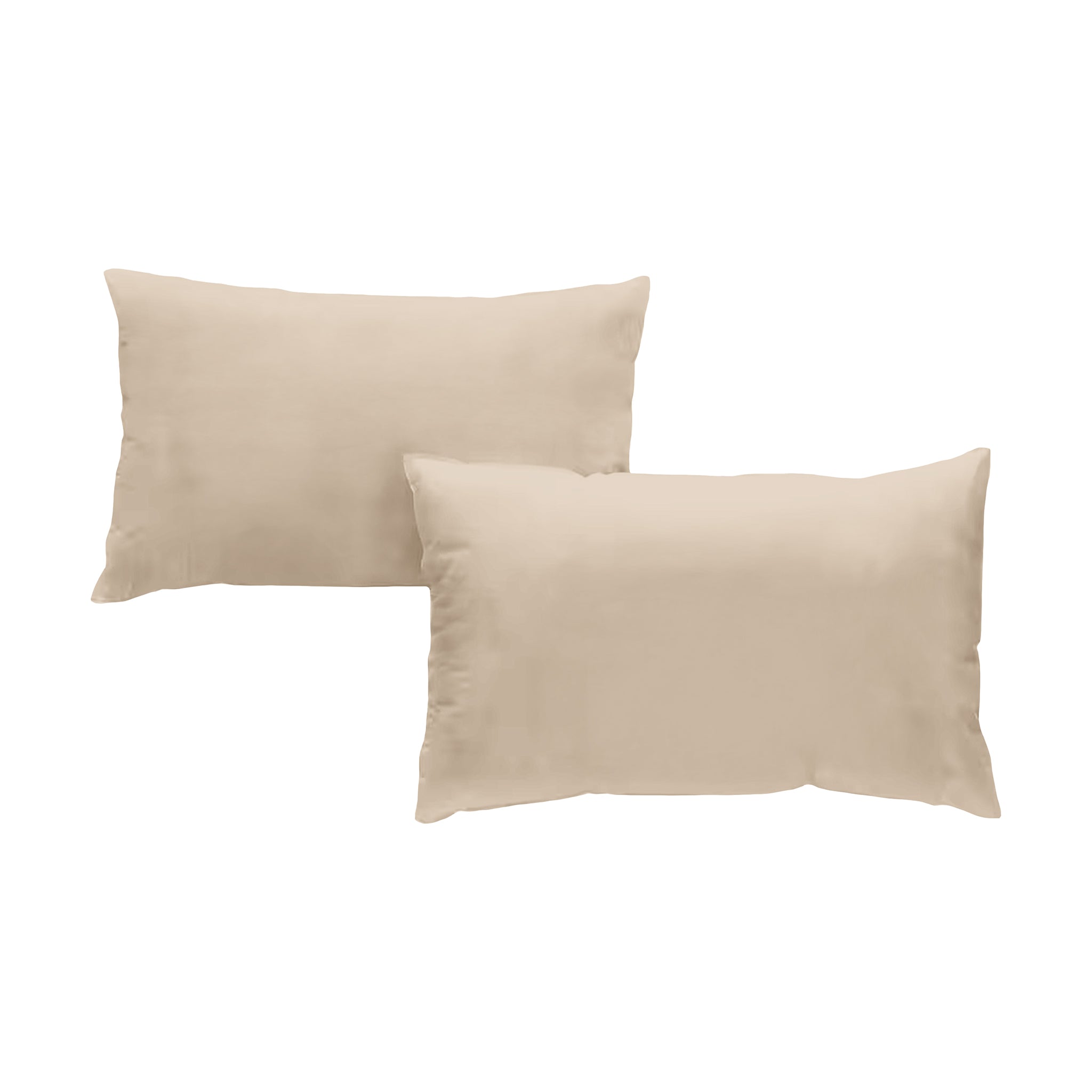 Taie d'oreiller percale lavée x2 - 7 coloris au choix