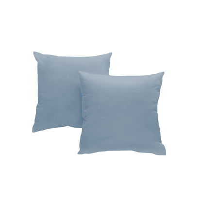 Taie d'oreiller percale de coton x2 - 5 coloris au choix