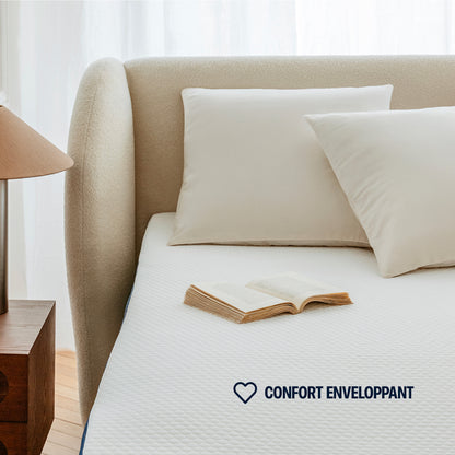 Pack Matelas hybride Mila - mousse et ressorts + 2 oreillers