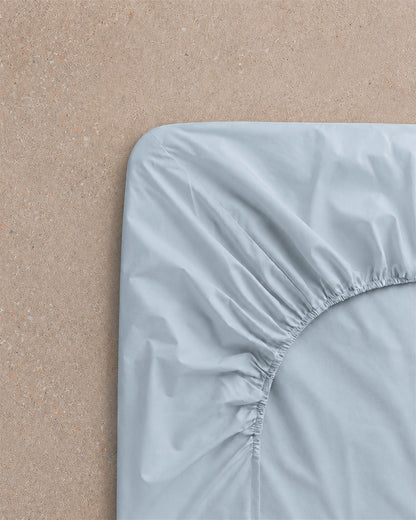 Drap housse satin de coton - 3 coloris au choix
