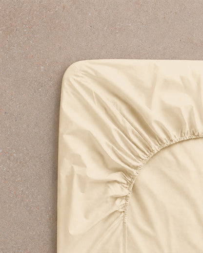 Drap housse satin de coton - 3 coloris au choix