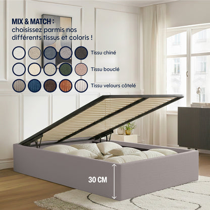Lit Coffre - 100% personnalisable - Sans