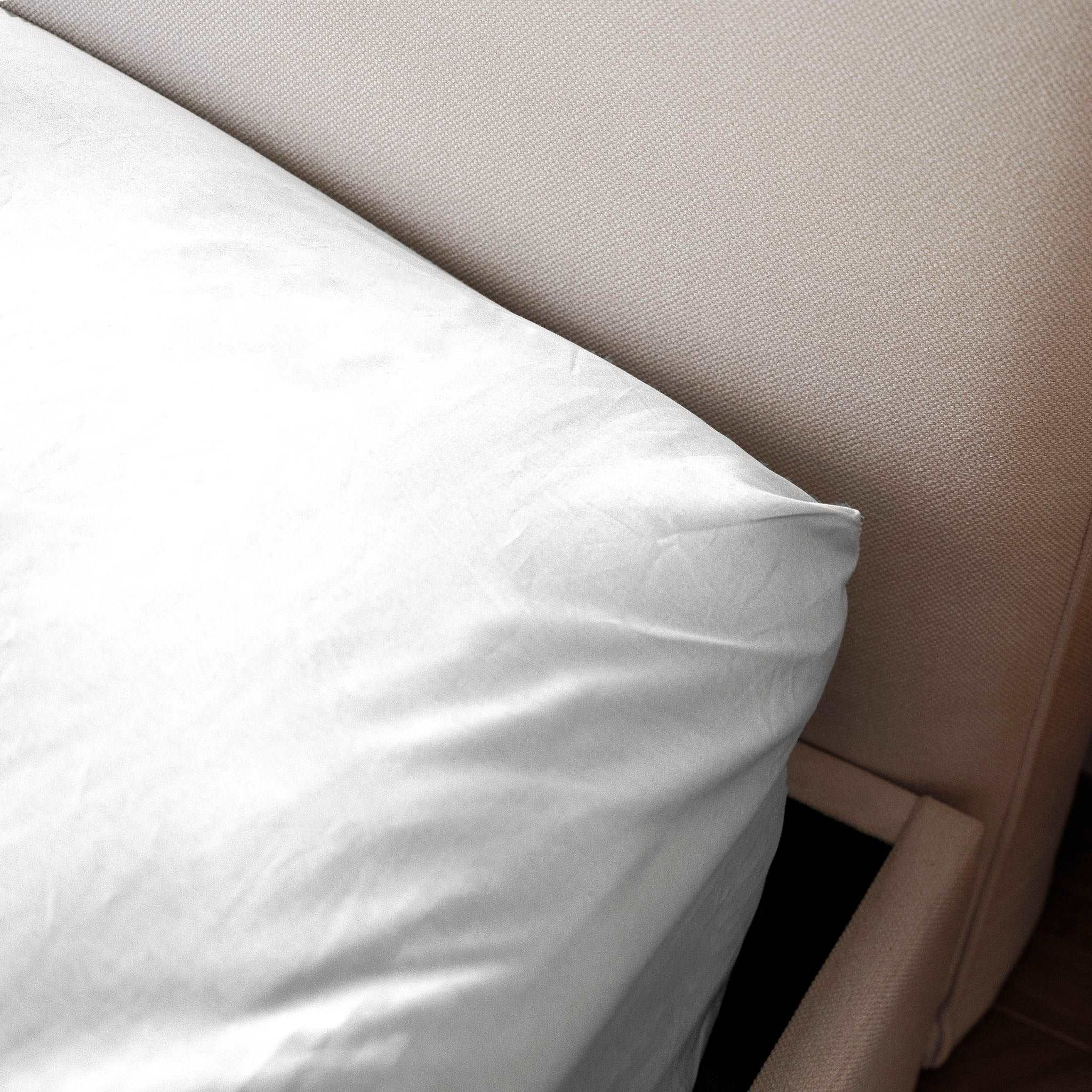 Parure de lit percale de coton - Blanc