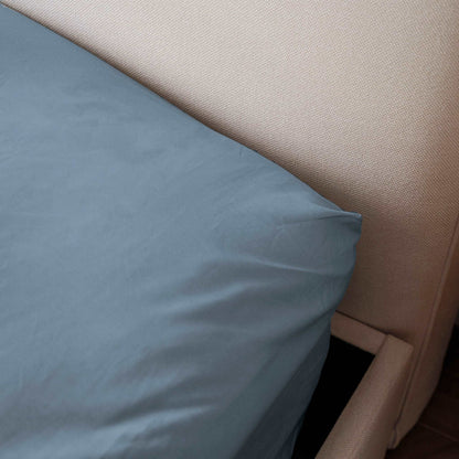 draps housse bleu