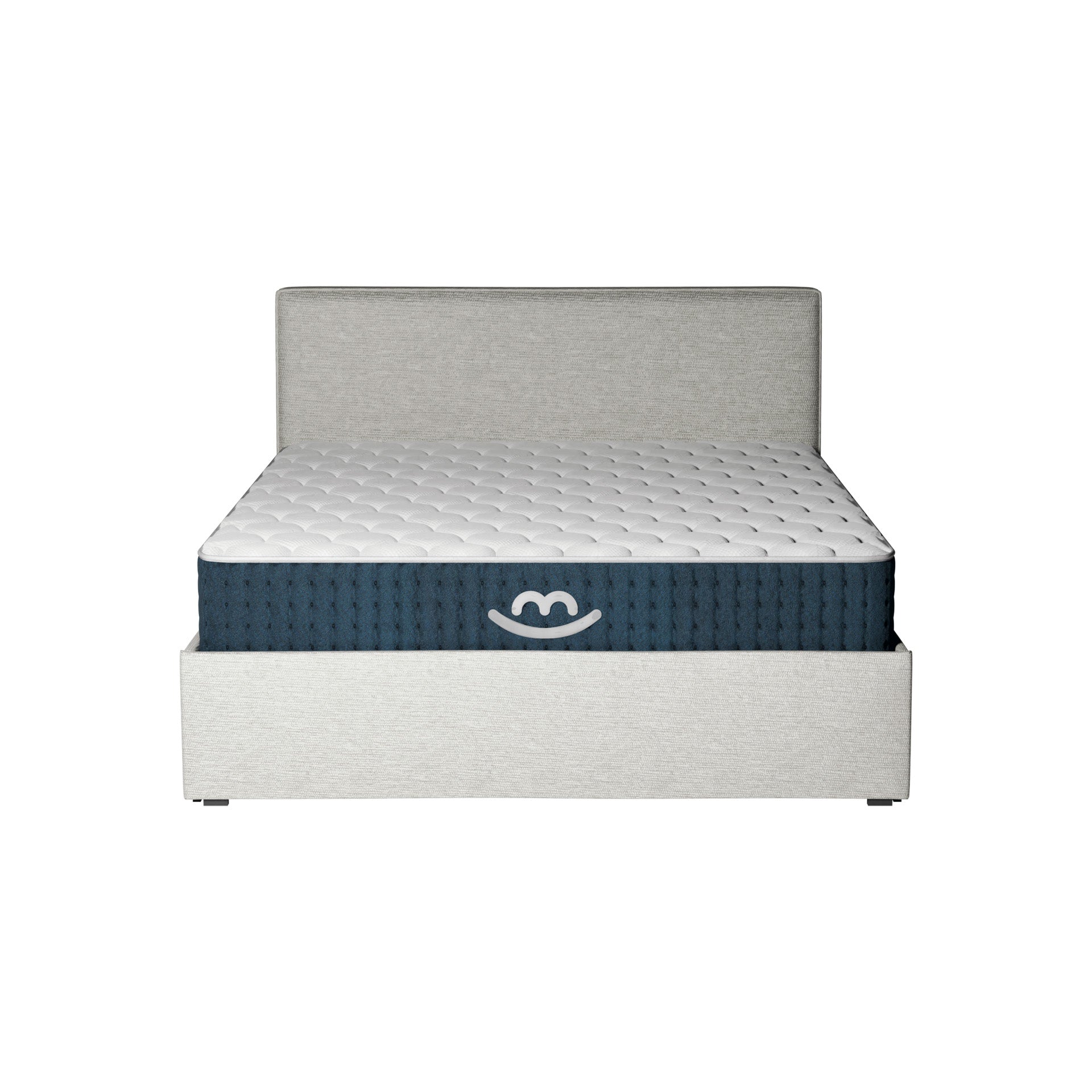 Jade storage bed and memory foam mattress set - 26cm