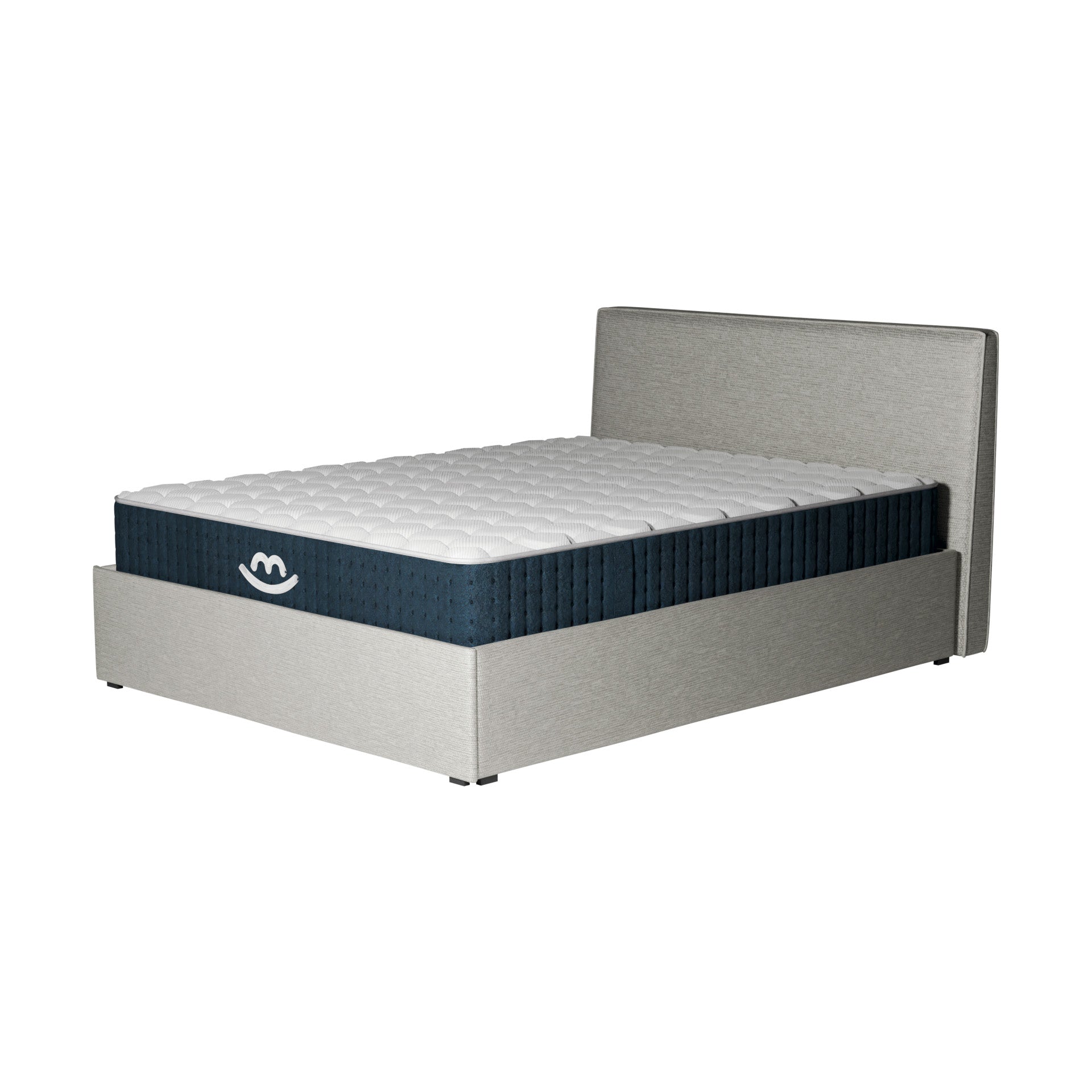 Jade storage bed and memory foam mattress set - 26cm