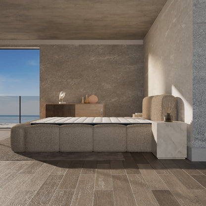 Ensemble lit coffre Equinox et matelas à mémoire de forme Jade - 26cm