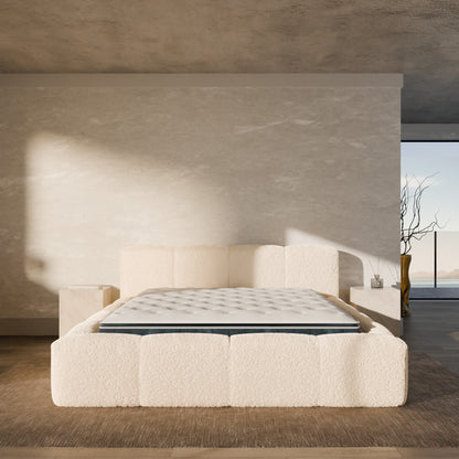 Ensemble lit coffre Equinox et matelas à mémoire de forme Victoria - 30cm