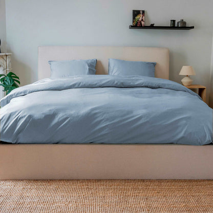 housse de couette bleu
