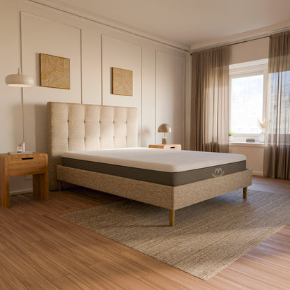 Ensemble lit et matelas latex et mousse Gaia - 25cm