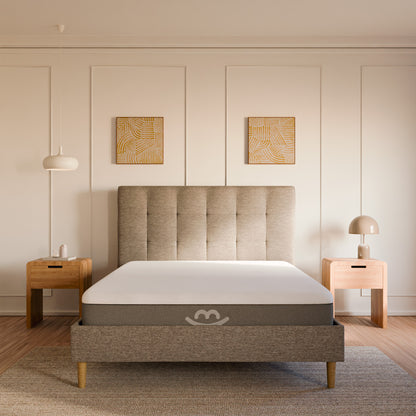 Ensemble lit et matelas latex et mousse Gaia - 25cm